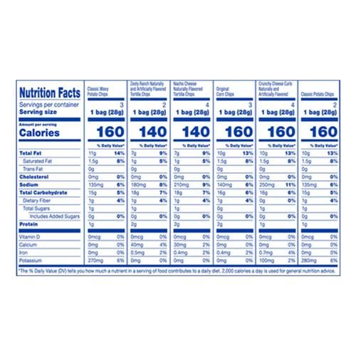 Kroger Snack Variety Pack 18 ct