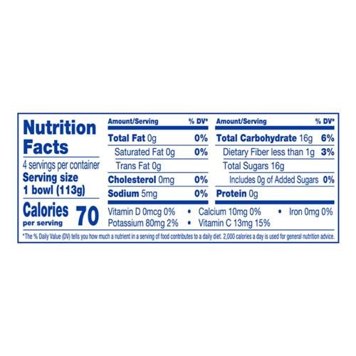Kroger Mixed Fruit Cups in 100% Juice 4 ct / 4 oz