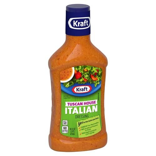 Kraft Tuscan House Italian Salad Dressing (16 Fl Oz Bottle)
