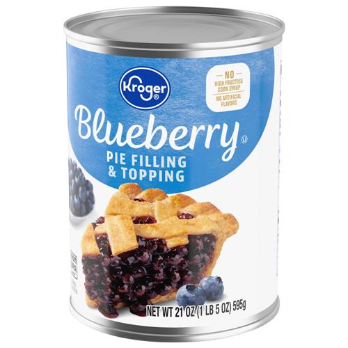 Kroger Blueberry Pie Filling 21 oz