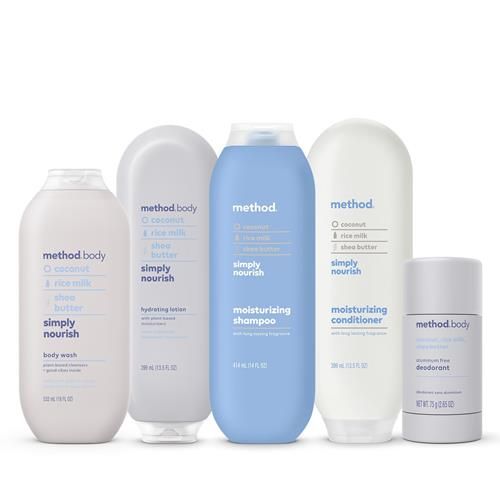 Method Moisturizing Conditioner, Simply Nourish With Shea Butter, Coconut, And Rice Milk Scent Notes, Paraben And Sulfate Free, 13.5 Oz (Pack Of 1)