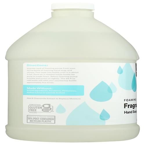 Whole Foods Market Foaming Hand Soap Refill, Fragrance Free, 64 Fl Oz