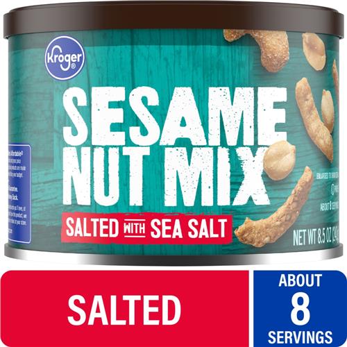 Kroger Salted Sesame Trail Mix 8.5 oz