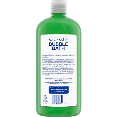 Kroger Kids Soapy Safari Kiwi Melon Scented Bubble Bath 32 fl oz