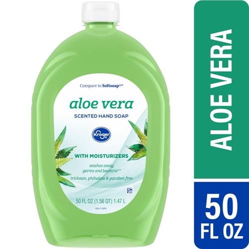 Kroger Aloe Vera Scent Antibacterial Liquid Hand Soap Refill 50 fl oz