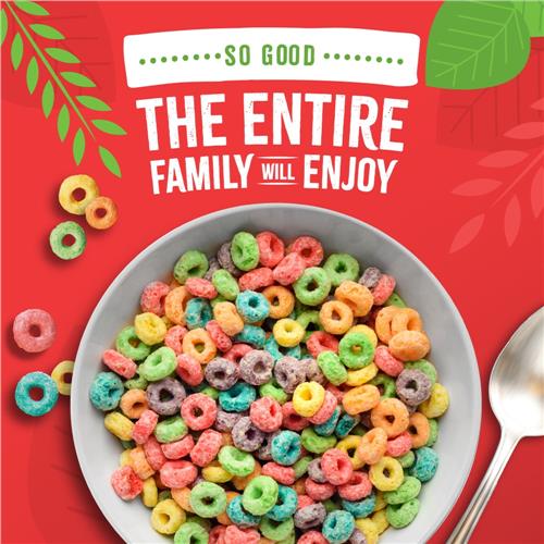 Kroger Multi-Grain Fruit Rings Cereal Family Size 21.7 oz