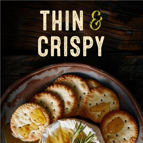 Private Selection Toasted Sesame Water Crisp Crackers 4.4 oz