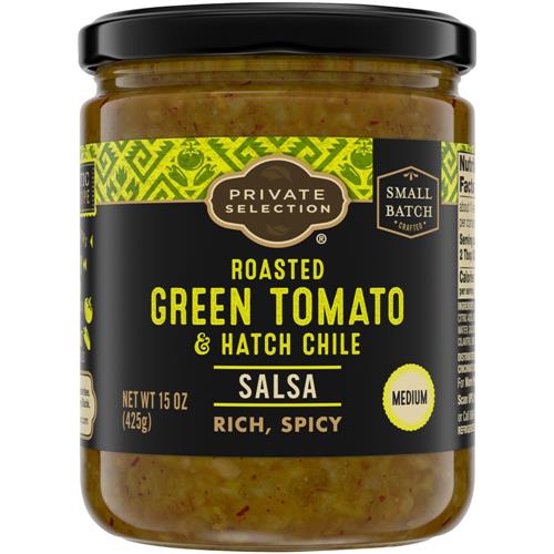 Private Selection Roasted Green Tomato & Hatch Chile Salsa 15 oz