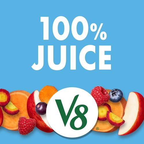 V8 Acai Mixed Berry 100% Fruit And Vegetable Juice, 46 Fl Oz Bottle