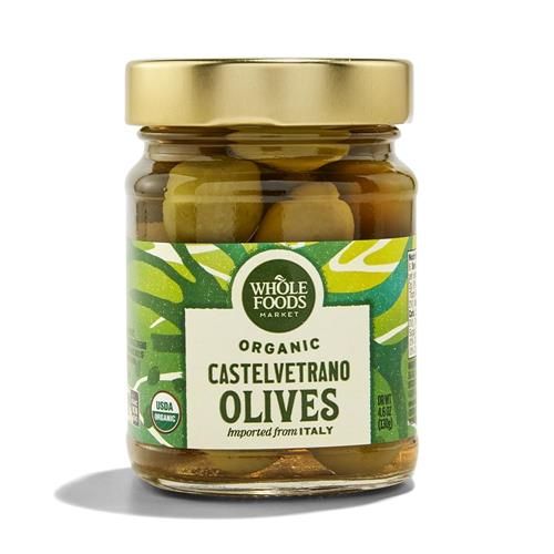 Whole Foods Market, Organic Castelvetrano Olives, 4.58 Ounce