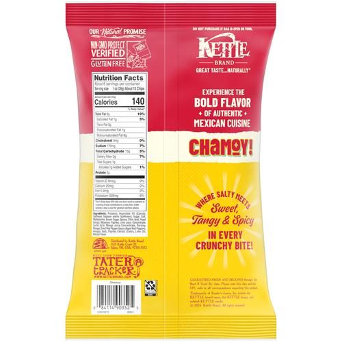 Kettle Brand Limited Edition Chamoy Flavored Potato Chips, 6.5 Oz Bag