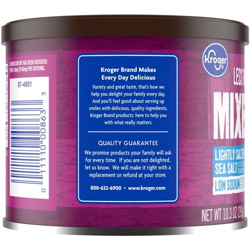 Kroger Lightly Salted Mixed Nuts 10.3 oz