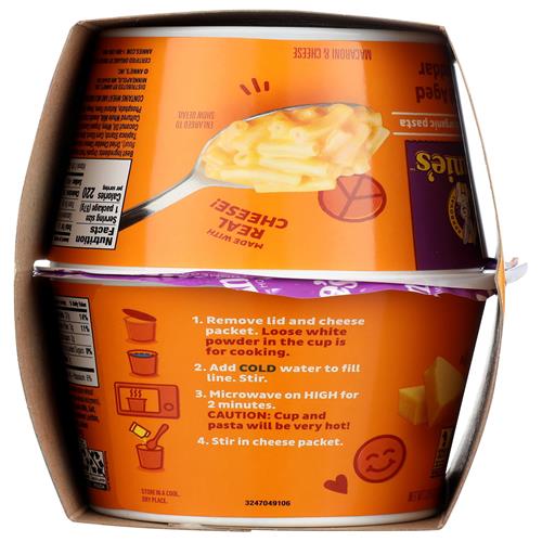 Annies Homegrown, Mac Cheese Real Aged Cheddar 4 Pack, 8.04 Ounce