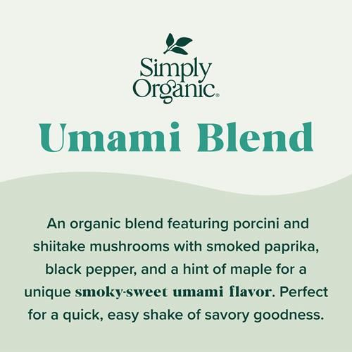 Simply Organic Roasted Garlic & Herb Umami Blend, Organic, 2.19 Ounce
