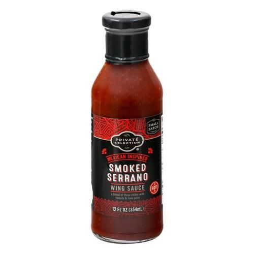Private Selection Mexican Inspired Smoked Serrano Wing Sauce 12 fl oz