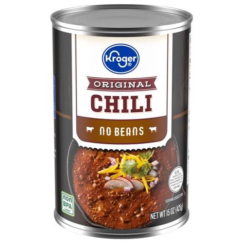 Kroger Chili No Beans 15 oz