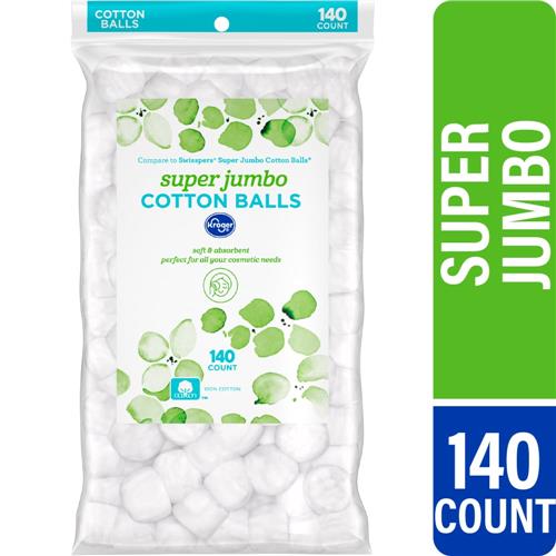 Kroger Super Jumbo Size Cotton Balls 140 ct