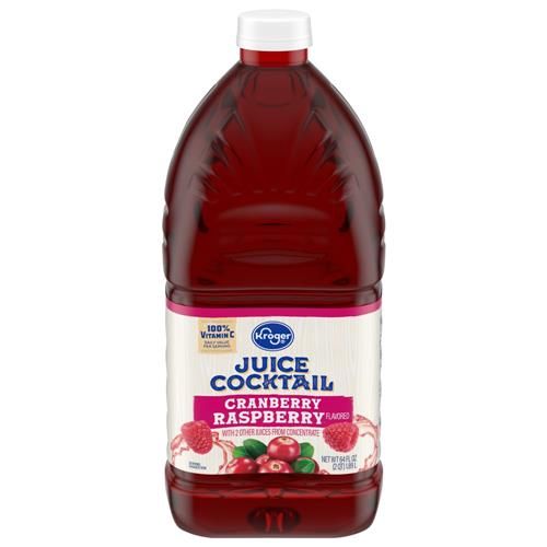 Kroger Cranberry Raspberry Flavored Juice Cocktail 64 fl oz