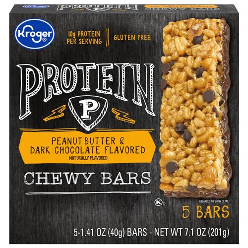 Kroger Peanut Butter & Dark Chocolate Chewy Granola Bars 5 ct