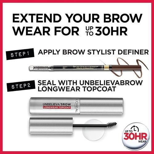 Loreal Paris Makeup Brow Stylist Definer Waterproof Eyebrow Pencil, Ultra-Fine Mechanical Pencil, Draws Tiny Brow Hairs And Fills In Sparse Areas And Gaps, Dark Blonde, 0.003 Ounce (Pack Of 1) -