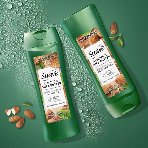 Suave Conditioner Moisturizing Almond + Shea Butter Paraben Free 12.6 Oz