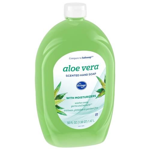 Kroger Aloe Vera Scent Antibacterial Liquid Hand Soap Refill 50 fl oz