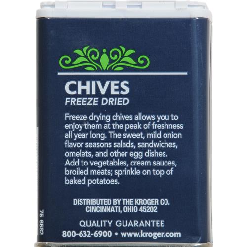 Kroger Freeze Dried Chives 0.11 oz
