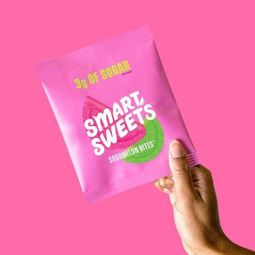 Smartsweets Candy Gummy Sour Melon 1.8 Oz