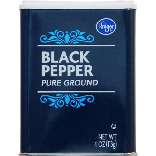 Kroger Pure Ground Black Pepper 4 oz