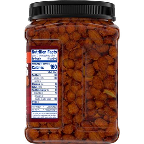 Kroger Honey Roasted BBQ Peanuts 34.5 oz