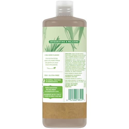 Simple Truth Pure Castille Soap For Body Face Hair Pets & Home Tea Tree Eucalyptus Scent 32 fl oz