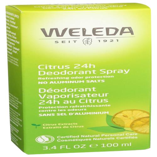 Weleda Citrus Deodorant, 3.4 Fz