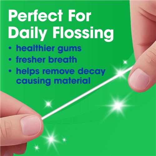 Kroger Waxed Dental Floss Mint 100 yd