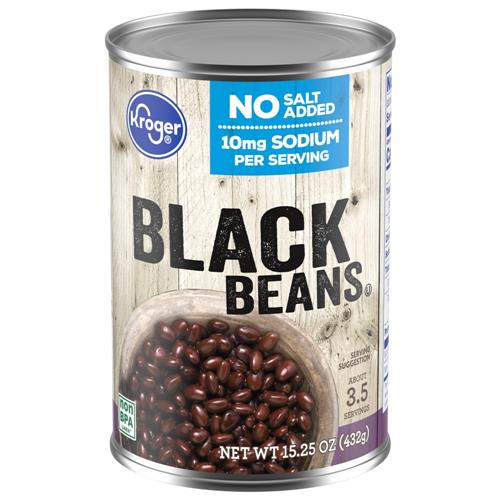 Kroger Canned Black Beans 15.25 oz