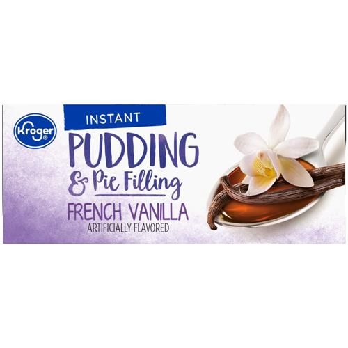 Kroger Instant French Vanilla Pudding & Pie Filling 3.4 oz
