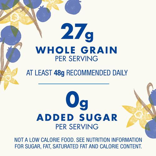Cascadian Farm Organic Granola With No Added Sugar, Blueberry Vanilla Cereal, Resealable Pouch, 11 Oz.
