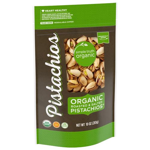 Simple Truth Organic Salted Roasted Pistachios 10 oz