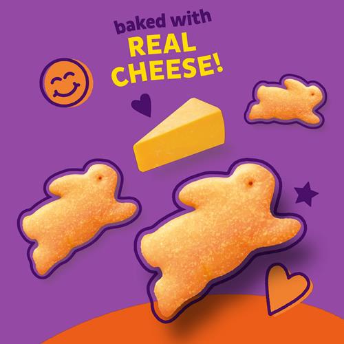 Annies Organic Cheddar Bunnies Snack Crackers, Extra Cheddar, Baked With Real Cheese, 7.5 Oz