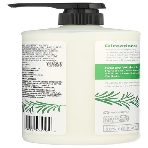 Whole Foods Market Volume & Thickness Shampoo Rosemary Mint, 32 Fl Oz