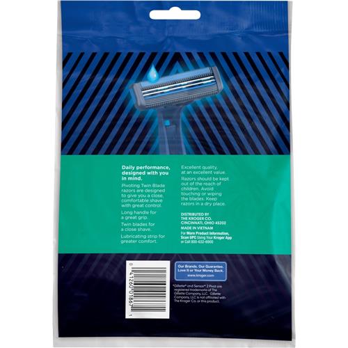Kroger Twin Blade Pivoting Plus for Men Disposable Razors 20 ct