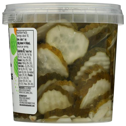 Whole Foods Market Dill Pickle Chips, 24 Fl Oz