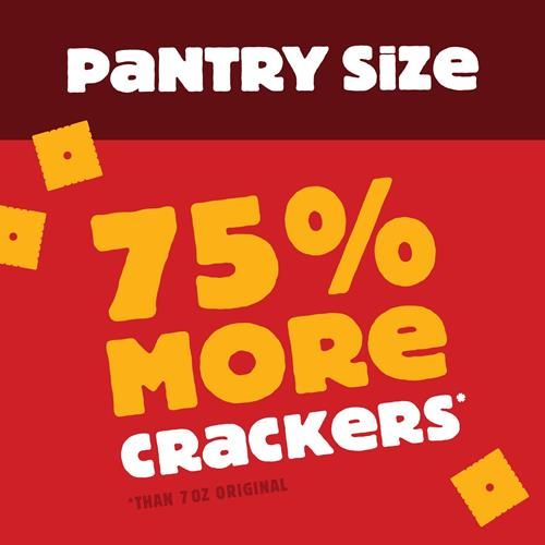 Cheez-It Cheese Crackers, Baked Snack Crackers, Lunch Snacks, Cheddar Jack, 12.4Oz Box (1 Box)