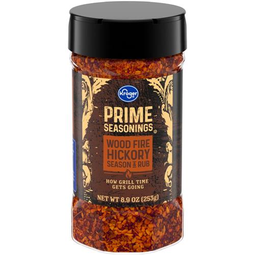 Kroger Prime Seasonings Wood Fire Hickory Rub 8.9 oz