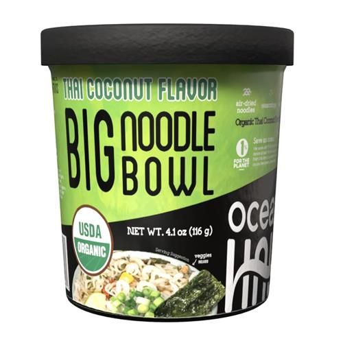 Oceans Halo, Organic And Vegan Thai Coconut Noodle Bowl, 4.02 Ounce