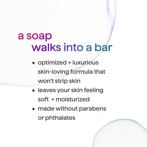 Method Bar Soap, Pure Peace, Pure Peace, Rose Water, Peonies + Pink Sea Salt Notes, Plastic Free, 2 Bars, 5Oz Each