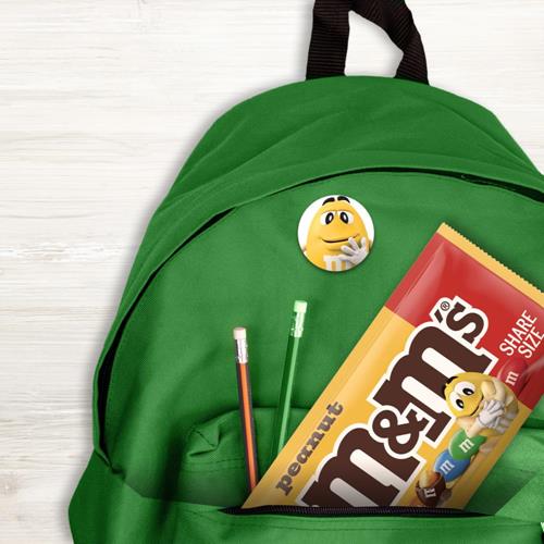 M&Ms Peanut Milk Chocolate Candy, Share Size, 3.27 Oz Bag