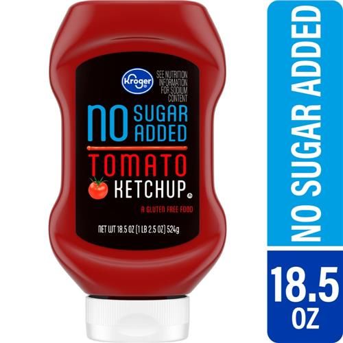 Kroger No Sugar Added Tomato Ketchup 18.5 oz