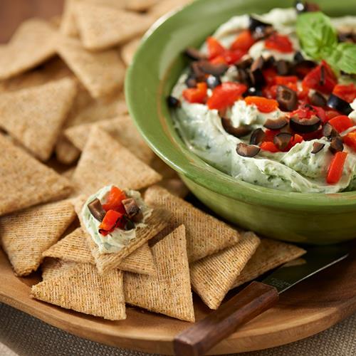 Triscuit Thin Crisps Sour Cream & Onion Whole Grain Wheat Crackers, Lunch Snacks, Snack Crackers, 7.1 Oz
