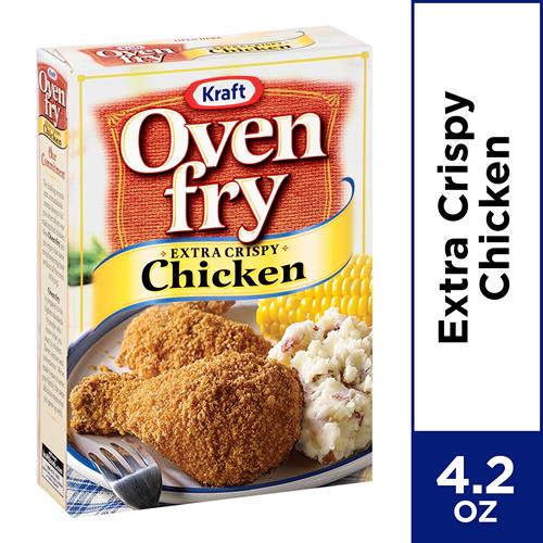 Kraft Oven Fry Extra Crispy Chicken Coating Mix, 4.2 Oz
