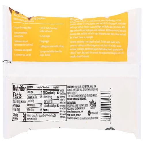 Whole Foods Market Mini White Chocolate Baking Chips, 12 Ounce